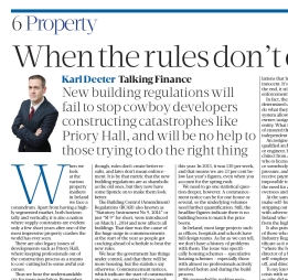 SBPost on building regs